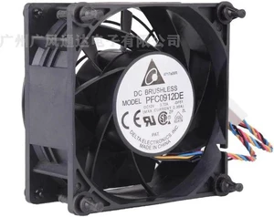 PFC0912DE 92mm fan 92x92x38mm 9238 9038 DC12V 3.72A 4 wires pwm large air volume cooling fan for server PFC0912DE 92mm fan 92x92x38mm 9238 9038 DC12V 3.72A 4 wires pwm large air volume cooling fan for server