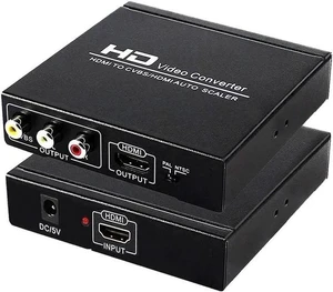4K HDMI To AV HDMI Converter, HDMI to HDMI+3RCA Adapter, HDMI to AV 3RCA CVBs Composite Video Audio Converter Adapter for HD TV and Older TV 4K HDMI To AV HDMI Converter, HDMI to HDMI+3RCA Adapter, HDMI to AV 3RCA CVBs Composite Video Audio Converter Adapter for HD TV and Older TV