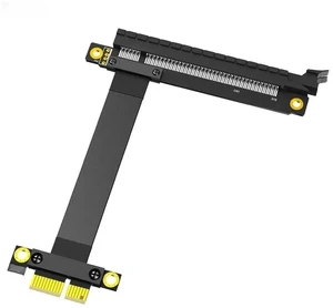 FOR 25cm PCI Express 3.0 X1 to X16 Extension Cable Riser PCIE GEN 3 8Gb PCI-E 1X to 16X Male to Female Slot Adapter for Graphic Card FOR 25cm PCI Express 3.0 X1 to X16 Extension Cable Riser PCIE GEN 3 8Gb PCI-E 1X to 16X Male to Female Slot Adapter for Graphic Card