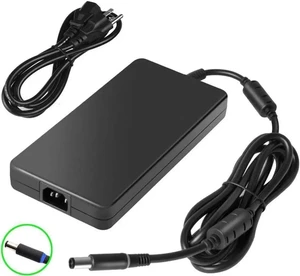 New 240W 19.5V 12.3A AC Charger Fit for Dell Alienware M17X M18X X51 13 15 17 R2 R3 R4 R5 Precision M6400 M6500 M6600 M6700 M6800 7710 7720 7730 Area-51m PA-9E GA240PE1-00 Power Supply Cord New 240W 19.5V 12.3A AC Charger Fit for Dell Alienware M17X M18X X51 13 15 17 R2 R3 R4 R5 Precision M6400 M6500 M6600 M6700 M6800 7710 7720 7730 Area-51m PA-9E GA240PE1-00 Power Supply Cord