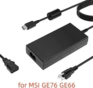 230W USB Tip Power Cord Charger for GE76 GE66 Raider GP76 GP66 Leopard Laptops (20V 11.5A) 230W USB Tip Power Cord Charger for GE76 GE66 Raider GP76 GP66 Leopard Laptops (20V 11.5A)