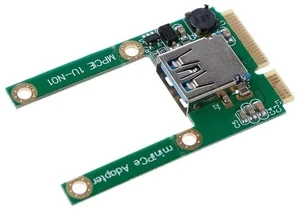Mini PCI-E Card Slot Expansion to USB 2.0 Interface Adapter Riser Mini PCI-E Card Slot Expansion to USB 2.0 Interface Adapter Riser