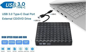 Diamond External CD DVD Drive Type C USB 3.0 Portable High-Speed CD/DVD +/-RW Drive CD DVD ROM Rewriter Reader Burner Writer for Laptop PC Desktop MacBook Mac Windows 7/8/10 Linux OS Diamond External CD DVD Drive Type C USB 3.0 Portable High-Speed CD/DVD +/-RW Drive CD DVD ROM Rewriter Reader Burner Writer for Laptop PC Desktop MacBook Mac Windows 7/8/10 Linux OS