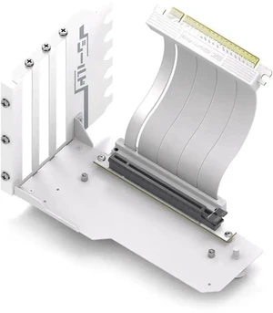 Vertical GPU Mount with High-Speed PCIE 4.0 Riser Cable, Shield Series, 115mm/4.52in Flexible Extension, 90 Degree Connector, Only Compatible to Full-Opened PCIe Slots-White-YIHPI344-1 Vertical GPU Mount with High-Speed PCIE 4.0 Riser Cable, Shield Series, 115mm/4.52in Flexible Extension, 90 Degree Connector, Only Compatible to Full-Opened PCIe Slots-White-YIHPI344-1