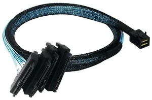 FOR HD1 to 4Mini SAS Cable SFF8643 To 4SAS Hard Drive 29P 8482 Server 12G Data Cable FOR HD1 to 4Mini SAS Cable SFF8643 To 4SAS Hard Drive 29P 8482 Server 12G Data Cable