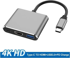 type-c to hdmi three-in-one docking station+usb+pd laptop hub type-c to hdmi three-in-one docking station+usb+pd laptop hub