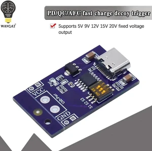 Type-C QC AFC PD2.0 PD3.0 to DC Spoof Scam Fast Charge Trigger Polling Detector USB-PD Notebook Power Supply Change Board Module Type-C QC AFC PD2.0 PD3.0 to DC Spoof Scam Fast Charge Trigger Polling Detector USB-PD Notebook Power Supply Change Board Module