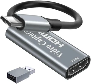 Video Capture Card, Video Recording Card Wonderful 4K HDMI to 1080P USB C for Gaming Streaming TV Recorder, for Windows Mac OS System with USB C Adapter to Adjust PS4, Switch, Xbox1 Video Capture Card, Video Recording Card Wonderful 4K HDMI to 1080P USB C for Gaming Streaming TV Recorder, for Windows Mac OS System with USB C Adapter to Adjust PS4, Switch, Xbox1