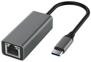 Type-C to Ethernet Adapter Type-C to RJ45 Interface Converter for All Kinds of Laptops Grey-AB01 Type-C to Ethernet Adapter Type-C to RJ45 Interface Converter for All Kinds of Laptops Grey-AB01
