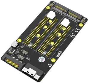 Dual 2X M.2 NVME SSD to Slimline SFF-8654 8X Adapter (PCIe Bifurcation Motherboard is Required) Dual 2X M.2 NVME SSD to Slimline SFF-8654 8X Adapter (PCIe Bifurcation Motherboard is Required)