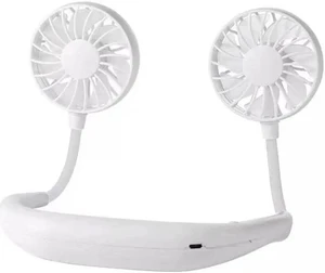 Gemdeck Neck Fan Portable Personal Hand Mini Lazy person USB Neck Fan 360 Degree Rotation Cooling Handheld Wearable Suitable Fan White Gemdeck Neck Fan Portable Personal Hand Mini Lazy person USB Neck Fan 360 Degree Rotation Cooling Handheld Wearable Suitable Fan White