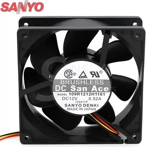 For 109R1212H1161 12CM 120mm 12038 DC 12V 0.52A server inverter computer cpu case axial Cooling Fans For 109R1212H1161 12CM 120mm 12038 DC 12V 0.52A server inverter computer cpu case axial Cooling Fans