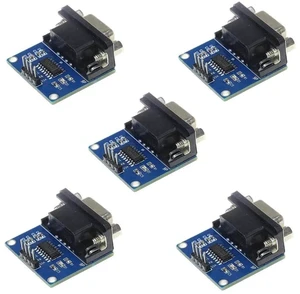 5pcs RS232 to TTL Converter Module COM Serial Port Board MAX3232 MAX232CSE 5pcs RS232 to TTL Converter Module COM Serial Port Board MAX3232 MAX232CSE