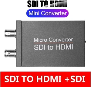 1080P SDI to HDMI Adapter Converter for CCTV SD HD and 3G SDI Signals to HDMI Adapter Female BNC to HDMI SDI Signals Display on HDMI 1080P SDI to HDMI Adapter Converter for CCTV SD HD and 3G SDI Signals to HDMI Adapter Female BNC to HDMI SDI Signals Display on HDMI