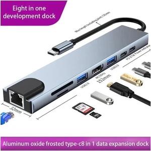 USB C Docking Station with RJ45 Port, USB3.0/2.0 Port,4K HDMI,SD/TF Card Port,87W PD, Type-C Port Compatible for MacBook/Pro/Air 2016/2017/2018 and More USB C Devices USB C Docking Station with RJ45 Port, USB3.0/2.0 Port,4K HDMI,SD/TF Card Port,87W PD, Type-C Port Compatible for MacBook/Pro/Air 2016/2017/2018 and More USB C Devices