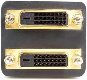 ft DVI Splitter Cable - M / F - DVI-D to 2x DVI-D Dual Video Splitter for Your Split Screen Computer Monitor (DVISPL1DD), Black ft DVI Splitter Cable - M / F - DVI-D to 2x DVI-D Dual Video Splitter for Your Split Screen Computer Monitor (DVISPL1DD), Black