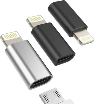 3 Pack Micro USB Female to Lightning Male Adapter Compatible with Cellular Phones and Headphones 12 Month Warranty 3 Pack Micro USB Female to Lightning Male Adapter Compatible with Cellular Phones and Headphones 12 Month Warranty