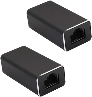 RJ45 Coupler, Metal Shell RJ45 Female to Female Ethernet Extension, LAN Connector Inline Network Connectors for Cat7/Cat6/Cat5e/Cat5 Ethernet Cable (2 Pack) RJ45 Coupler, Metal Shell RJ45 Female to Female Ethernet Extension, LAN Connector Inline Network Connectors for Cat7/Cat6/Cat5e/Cat5 Ethernet Cable (2 Pack)