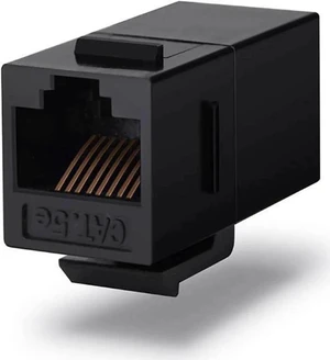 5 Pack Black Cat5e UTP RJ45 Keystone Coupler, Female to Female Snap-In 8P8C Ethernet Jack Insert for Wall Plates & Patch Panels 5 Pack Black Cat5e UTP RJ45 Keystone Coupler, Female to Female Snap-In 8P8C Ethernet Jack Insert for Wall Plates & Patch Panels