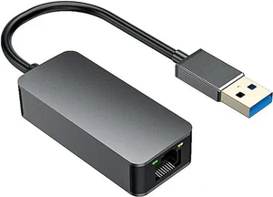 USB 3.0 Type A to 2.5Gbps Ethernet Adapter, 2500Mbps Multi-Gigabit RJ45 LAN Network Converter, Backward Compatible with 10/100/1000Mbps for Windows, Mac OS & Linux Laptops PC USB 3.0 Type A to 2.5Gbps Ethernet Adapter, 2500Mbps Multi-Gigabit RJ45 LAN Network Converter, Backward Compatible with 10/100/1000Mbps for Windows, Mac OS & Linux Laptops PC