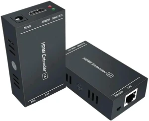 HDMI Extender 1080p@60Hz, 3D, Over Single Cat5e/Cat6/Cat 7 Cable Full HD Uncompressed Transmit Up to 164 Ft(50m), EDID and POC Function Supported (Transmitter and Receiver) HDMI Extender 1080p@60Hz, 3D, Over Single Cat5e/Cat6/Cat 7 Cable Full HD Uncompressed Transmit Up to 164 Ft(50m), EDID and POC Function Supported (Transmitter and Receiver)