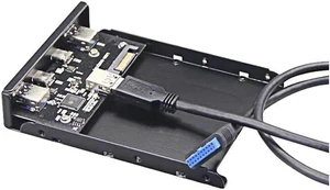 Dual 5Gb/s USB 3.1 Type-C & USB 3.0 Computer 3.5 inch Floppy Bay Front Panel 4 Ports USB Hub, USB3 19Pin to 2x USB 3.0 USB-C + 2x Type A Splitter Adapter Dual 5Gb/s USB 3.1 Type-C & USB 3.0 Computer 3.5 inch Floppy Bay Front Panel 4 Ports USB Hub, USB3 19Pin to 2x USB 3.0 USB-C + 2x Type A Splitter Adapter