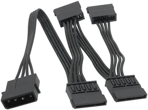 4 Pin Male to SATA 15 Pin Female Power Supply Cable 1 to 4 Cord Hard Drive IDE M-olex to 4-Port 15Pin SATA Power Cable 30 inch 4 Pin Male to SATA 15 Pin Female Power Supply Cable 1 to 4 Cord Hard Drive IDE M-olex to 4-Port 15Pin SATA Power Cable 30 inch
