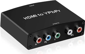 HDMI to Component Converter, Aluminum 1080P HDMI to YPbPr, HDMI to RGB 5RCA Converter for MacBook TV Blu-Ray DVD PS4 DVD, PSP, Xbox 360,Amazon Fire TV(HDMI to Ypbpr) HDMI to Component Converter, Aluminum 1080P HDMI to YPbPr, HDMI to RGB 5RCA Converter for MacBook TV Blu-Ray DVD PS4 DVD, PSP, Xbox 360,Amazon Fire TV(HDMI to Ypbpr)
