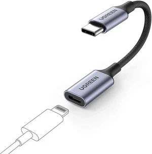 UGREEN USB-C to Lightning Audio Adapter Cable USB Type C Male to Lightning Female Headphones Converter for iPad/MacBook/USB C Phones to Connect with Lightning Earphones Support Call UGREEN USB-C to Lightning Audio Adapter Cable USB Type C Male to Lightning Female Headphones Converter for iPad/MacBook/USB C Phones to Connect with Lightning Earphones Support Call