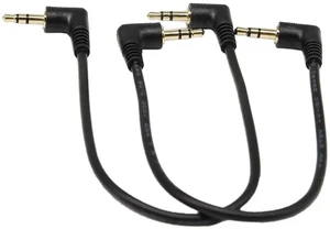 3.5mm Stereo Audio Cable, (2-Pack) Gold Plated 90 Degree Right & Left Angled 3.5mm Male to Male Stereo Audio Cable for Smartphones, Tablets, Media Players(3-P,9inch) 3.5mm Stereo Audio Cable, (2-Pack) Gold Plated 90 Degree Right & Left Angled 3.5mm Male to Male Stereo Audio Cable for Smartphones, Tablets, Media Players(3-P,9inch)