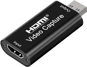 4K HDMI Video Capture Card, Cam Link Card Game Audio Adapter HDMI to USB 2.0 Record Capture Device for Streaming, Live Broadcasting, Video Conference, Teaching, Gaming 4K HDMI Video Capture Card, Cam Link Card Game Audio Adapter HDMI to USB 2.0 Record Capture Device for Streaming, Live Broadcasting, Video Conference, Teaching, Gaming