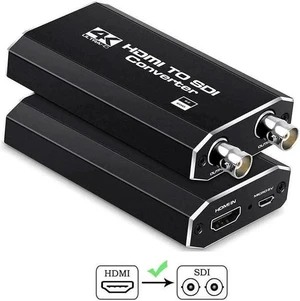 4K HDMI to 3G-SDI Mini Converter, Convenient for Users with The Full Size SDI and HDMI Connectors, Pocket Size and Easy to Mount, Universal USB Power Solution Design 4K HDMI to 3G-SDI Mini Converter, Convenient for Users with The Full Size SDI and HDMI Connectors, Pocket Size and Easy to Mount, Universal USB Power Solution Design