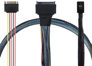 FOR SFF-8643 To U2 (SFF-8639) NVMe U2 Adapter Cable SSD Hard Disk Data Cable 80CM FOR SFF-8643 To U2 (SFF-8639) NVMe U2 Adapter Cable SSD Hard Disk Data Cable 80CM