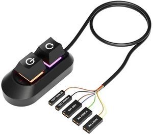 Desktop Computer Switch Button Extension Cable PC Power Button Mechanical Switch Style B-AB01 Desktop Computer Switch Button Extension Cable PC Power Button Mechanical Switch Style B-AB01