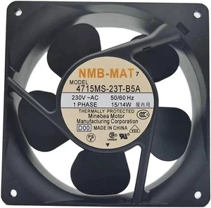 NMB-MAT Minebea 4715MS-23T-B5A D00 12038 230V 12CM cooling fan NMB-MAT Minebea 4715MS-23T-B5A D00 12038 230V 12CM cooling fan