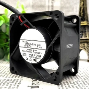 The 2415kl-S7W-B40 DC48V 0.16A 6038 6CM 2 wire heat dissipation fan large air volume The 2415kl-S7W-B40 DC48V 0.16A 6038 6CM 2 wire heat dissipation fan large air volume