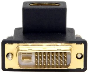 90 Degree Up Angled DVI 24+1 Male to HDMI Female Adapter, Bidirectional HDMI DVI Converter Gold-Plated Connector for Computer Monitor HDTV 90 Degree Up Angled DVI 24+1 Male to HDMI Female Adapter, Bidirectional HDMI DVI Converter Gold-Plated Connector for Computer Monitor HDTV