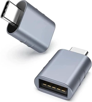 USB C to USB Adapter Pack of 2 USB C Male to USB3 Female Adapter Compatible with MacBook Pro 2021 iMac iPad Mini 6/Pro MacBook Air 2022 and Other Type C or Thunderbolt 4/3 Devices Space Blue USB C to USB Adapter Pack of 2 USB C Male to USB3 Female Adapter Compatible with MacBook Pro 2021 iMac iPad Mini 6/Pro MacBook Air 2022 and Other Type C or Thunderbolt 4/3 Devices Space Blue