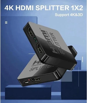 Hdmi Splitter 1 in 2 Out Powered Full Ultra HD 1080P V1.4 HDMI Display,Support 4K/2K and 3D Resolutions 1 Input to 2 Outputs Hdmi Splitter 1 in 2 Out Powered Full Ultra HD 1080P V1.4 HDMI Display,Support 4K/2K and 3D Resolutions 1 Input to 2 Outputs