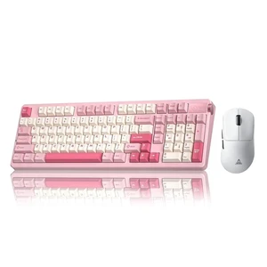 LEOBOG A98 Wireless Mechanical Keyboard, Tri-Mode BT5.0/2.4GHz/USB-C, Creamy Keyboard with Number Pa LEOBOG A98 Wireless Mechanical Keyboard, Tri-Mode BT5.0/2.4GHz/USB-C, Creamy Keyboard with Number Pa