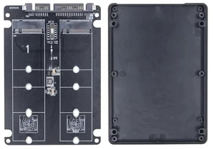 FOR Dual M.2 to SATA3.0 Adapter M.2 SATA Protocol SSD Adapter 2 Port NGFF M.2 B Key to SATA 3.0 6Gbps M2 to SATA Converter Card Case FOR Dual M.2 to SATA3.0 Adapter M.2 SATA Protocol SSD Adapter 2 Port NGFF M.2 B Key to SATA 3.0 6Gbps M2 to SATA Converter Card Case