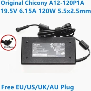 Chicony 19.5V 6.15A 120W A12-120P1A AC Power Supply Adapter for GE60 GE72 GP60 GP70 PE62 GL62 GF63 Laptop Charger Chicony 19.5V 6.15A 120W A12-120P1A AC Power Supply Adapter for GE60 GE72 GP60 GP70 PE62 GL62 GF63 Laptop Charger