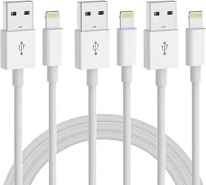 3-Pack 6ft Lightning Cable for iPhone Fast Charging USB A to Lightning Cable Compatible with iPhone 14 Pro Max/14 Pro/13/12 iPad AirPods MFi Certified 3-Pack 6ft Lightning Cable for iPhone Fast Charging USB A to Lightning Cable Compatible with iPhone 14 Pro Max/14 Pro/13/12 iPad AirPods MFi Certified