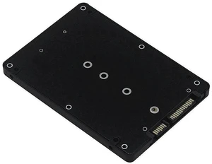 B+M Key Socket 2 M.2 NGFF (SATA) SSD to 2.5" SATA Adapter Card with Case Fast-Black B+M Key Socket 2 M.2 NGFF (SATA) SSD to 2.5" SATA Adapter Card with Case Fast-Black