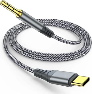 USB C to 3.5mm Audio Aux Jack Cable Type C to Male Adapter Dongle Stereo Extension Audio Cord for Car Headphone Speakers Compatible with iPhone 15 Pro Max 15 Plus Galaxy S23 S22 S21 S20 (Grey) USB C to 3.5mm Audio Aux Jack Cable Type C to Male Adapter Dongle Stereo Extension Audio Cord for Car Headphone Speakers Compatible with iPhone 15 Pro Max 15 Plus Galaxy S23 S22 S21 S20 (Grey)