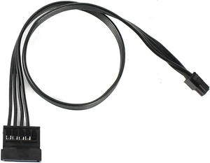 PC Power Supply Cable Motherboard ATX Mini 4 Pin to SATA SSD for M410 M415 M425 B415 M610 M710 M4200R Motherboard 4P to 1 / Turn 2 SATA (Type 3 40cm) PC Power Supply Cable Motherboard ATX Mini 4 Pin to SATA SSD for M410 M415 M425 B415 M610 M710 M4200R Motherboard 4P to 1 / Turn 2 SATA (Type 3 40cm)