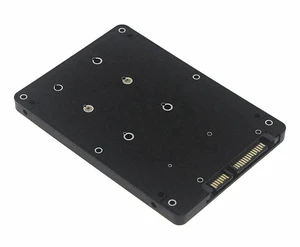 Mini PCI-E mSATA SSD to 2.5" SATA Adapter Card with Case-Black Mini PCI-E mSATA SSD to 2.5" SATA Adapter Card with Case-Black