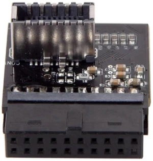 19/20Pin Motherboard Header to USB 3.1 Type-E Front Panel Adapter with Built-in Signal Chip, Internal USB-C Front Panel Convertor for DIY PC Gaming Cases, ASUS, MSI, Gigabyte, Dell, HP, Lenovo Motherb 19/20Pin Motherboard Header to USB 3.1 Type-E Front Panel Adapter with Built-in Signal Chip, Internal USB-C Front Panel Convertor for DIY PC Gaming Cases, ASUS, MSI, Gigabyte, Dell, HP, Lenovo Motherb