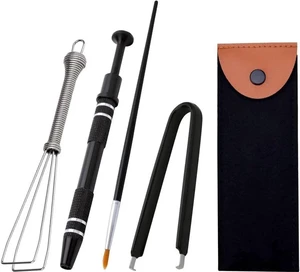 Mechanical Keyboard Switch Puller Set, Keycap Remover Kit Keyboard Cleaner Tool Including Keycap Puller, Switch Clamp, Stem Holder, Lube Pen-Easy to Pull (Black) Mechanical Keyboard Switch Puller Set, Keycap Remover Kit Keyboard Cleaner Tool Including Keycap Puller, Switch Clamp, Stem Holder, Lube Pen-Easy to Pull (Black)