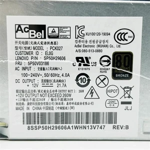 for 5P50V03186 SP50H29606 for 510S M420 700-24AGR PA-1261-7 PCK027 6Pin 260W Switching Power Supply for 5P50V03186 SP50H29606 for 510S M420 700-24AGR PA-1261-7 PCK027 6Pin 260W Switching Power Supply